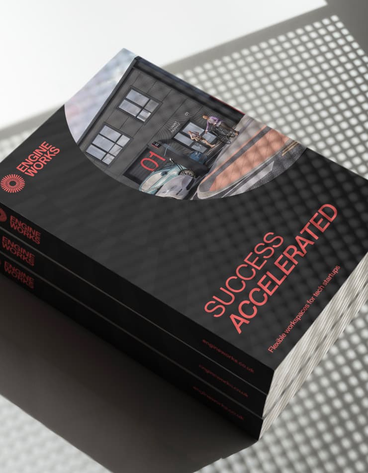 Engine Works | Booklet Design | Printables | B2B Branding | Work | Steve Edge Design