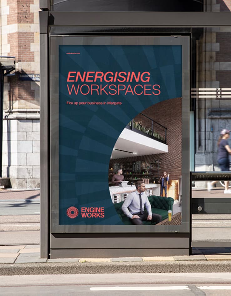 Engine Works | Poster Design | Brand Strategy | Commercial Unit Branding | Work | Steve Edge Design